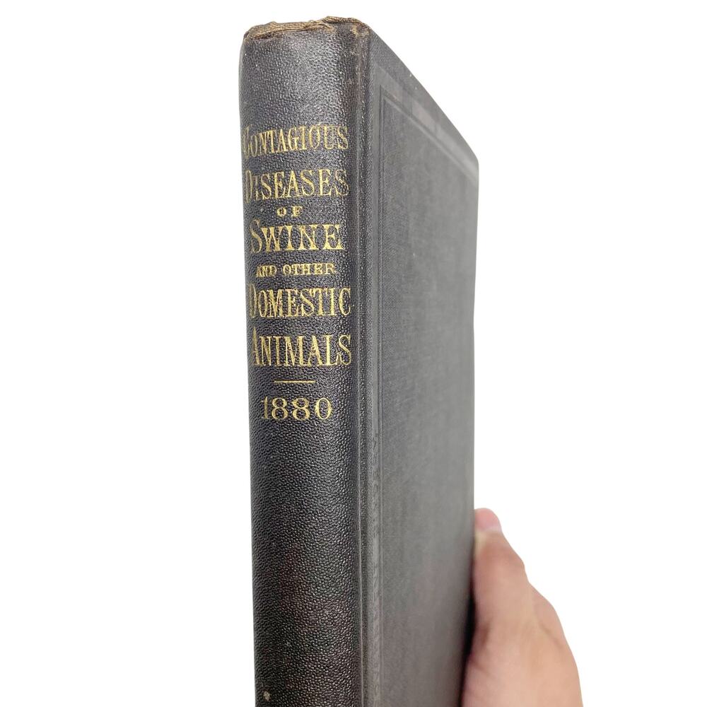 Contagious Diseases of Swine and Other Domestic Animals Circa 1880 Veterinarian